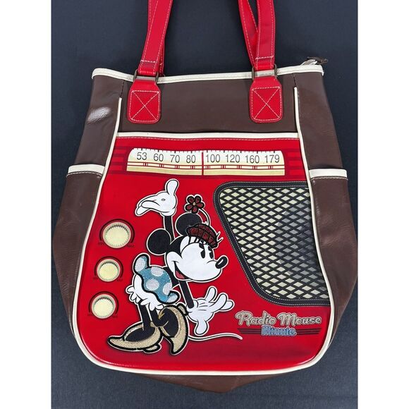 Disney Radio Mouse Minnie Large Shoulder‎ Bag Karactermania Barcelona Spain - Picture 1 of 16